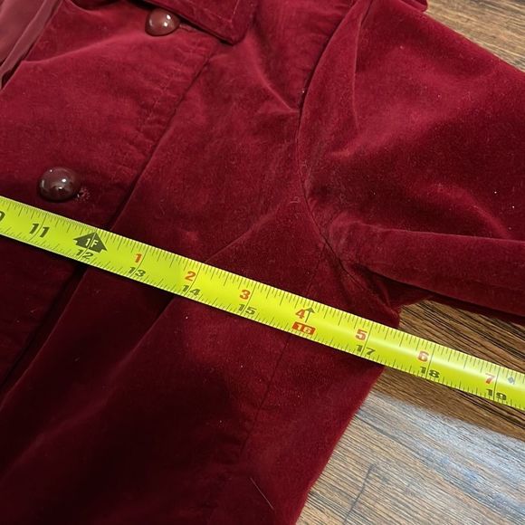 Talbots Burgundy Double-Breasted Jacket - Picture 5 of 9
